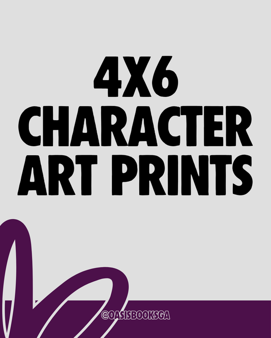 AUTHOR PRINT SERVICES: 4" x 6" Character Art Prints