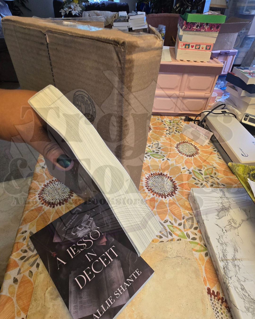 A Lesson in Deceit (Mystic Riegan Duet #1) [S&D COPY] (SIGNED) by Allie Shante
