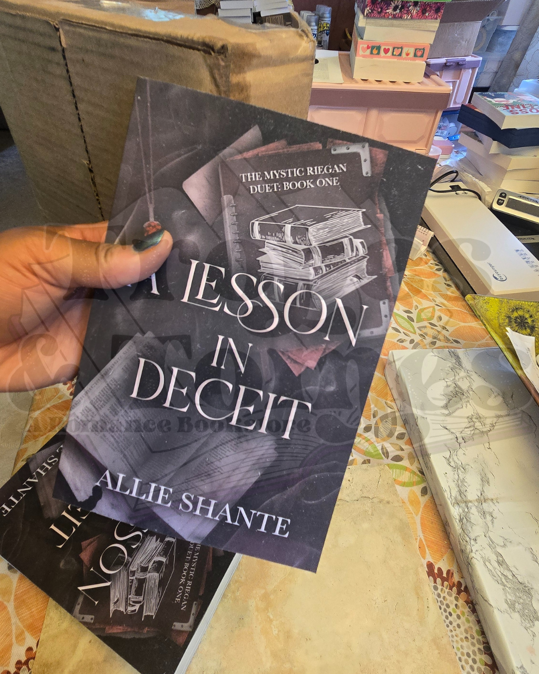 A Lesson in Deceit (Mystic Riegan Duet #1) [LIGHTLY DAMAGED] (SIGNED) by Allie Shante