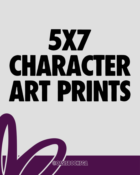 AUTHOR PRINT SERVICES: 5" x 7" Character Art Prints