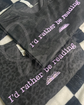 I'd Rather Be Reading (Light Purple Ink) Tee