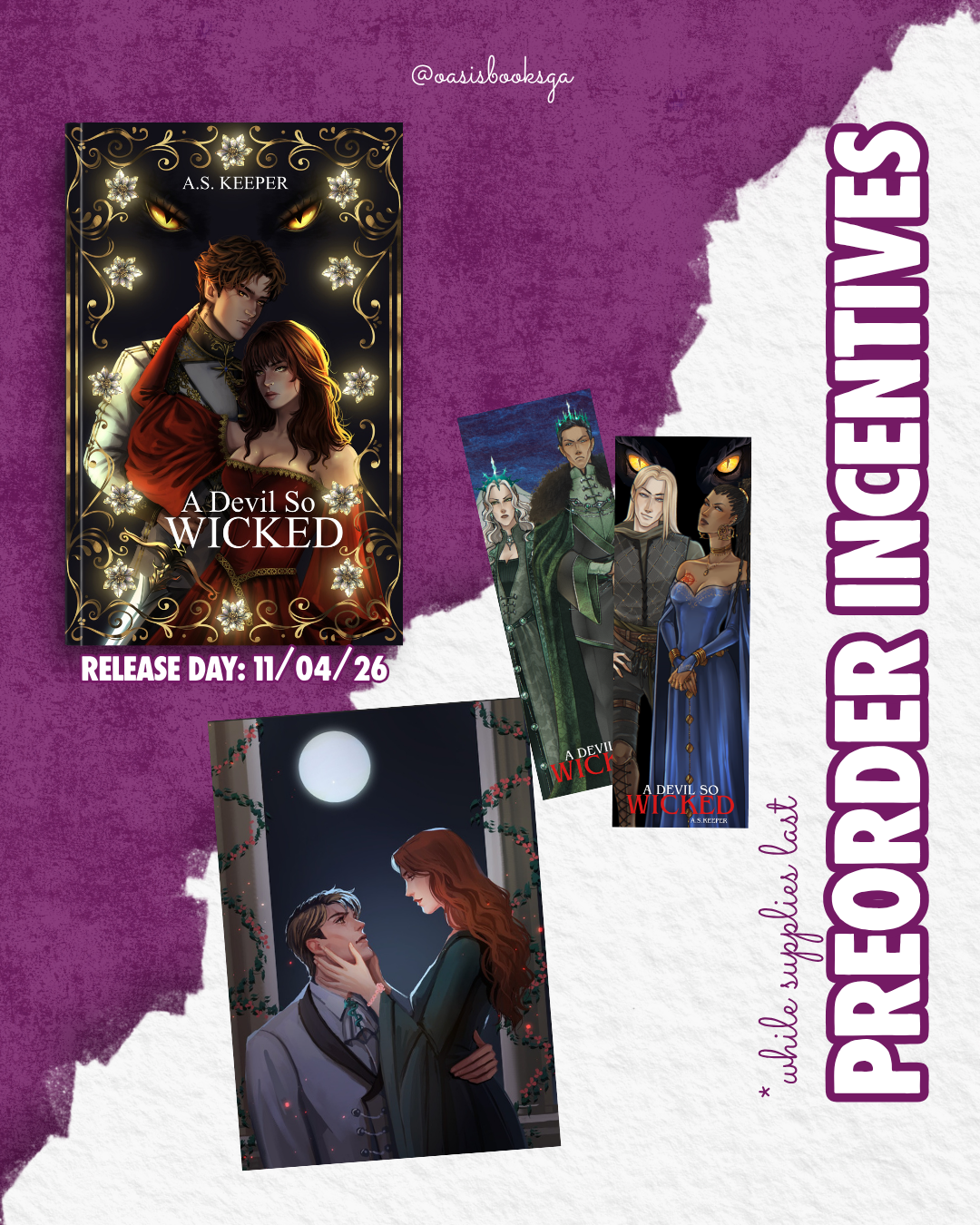 A Devil So Wicked by A.S. Keeper [SIGNED PREORDER]