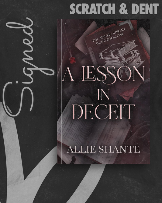 A Lesson in Deceit (Mystic Riegan Duet #1) [S&D COPY] (SIGNED) by Allie Shante