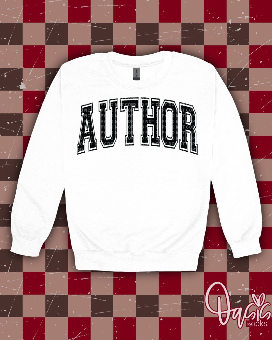 AUTHOR ARCH CREWNECK - BLACK INK