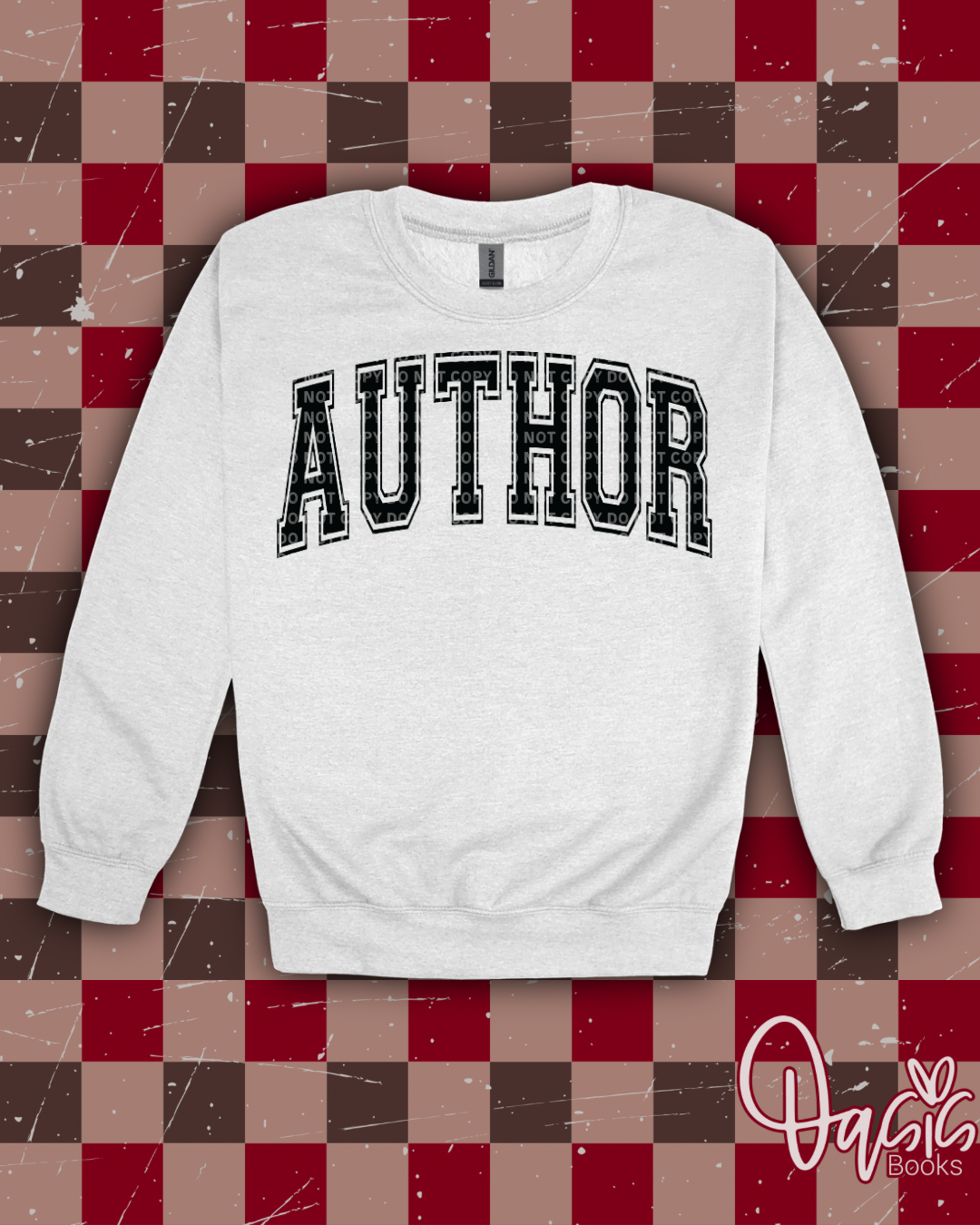 AUTHOR ARCH CREWNECK - BLACK INK