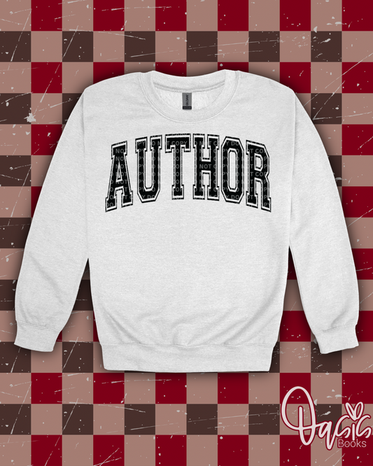 AUTHOR ARCH CREWNECK - BLACK INK