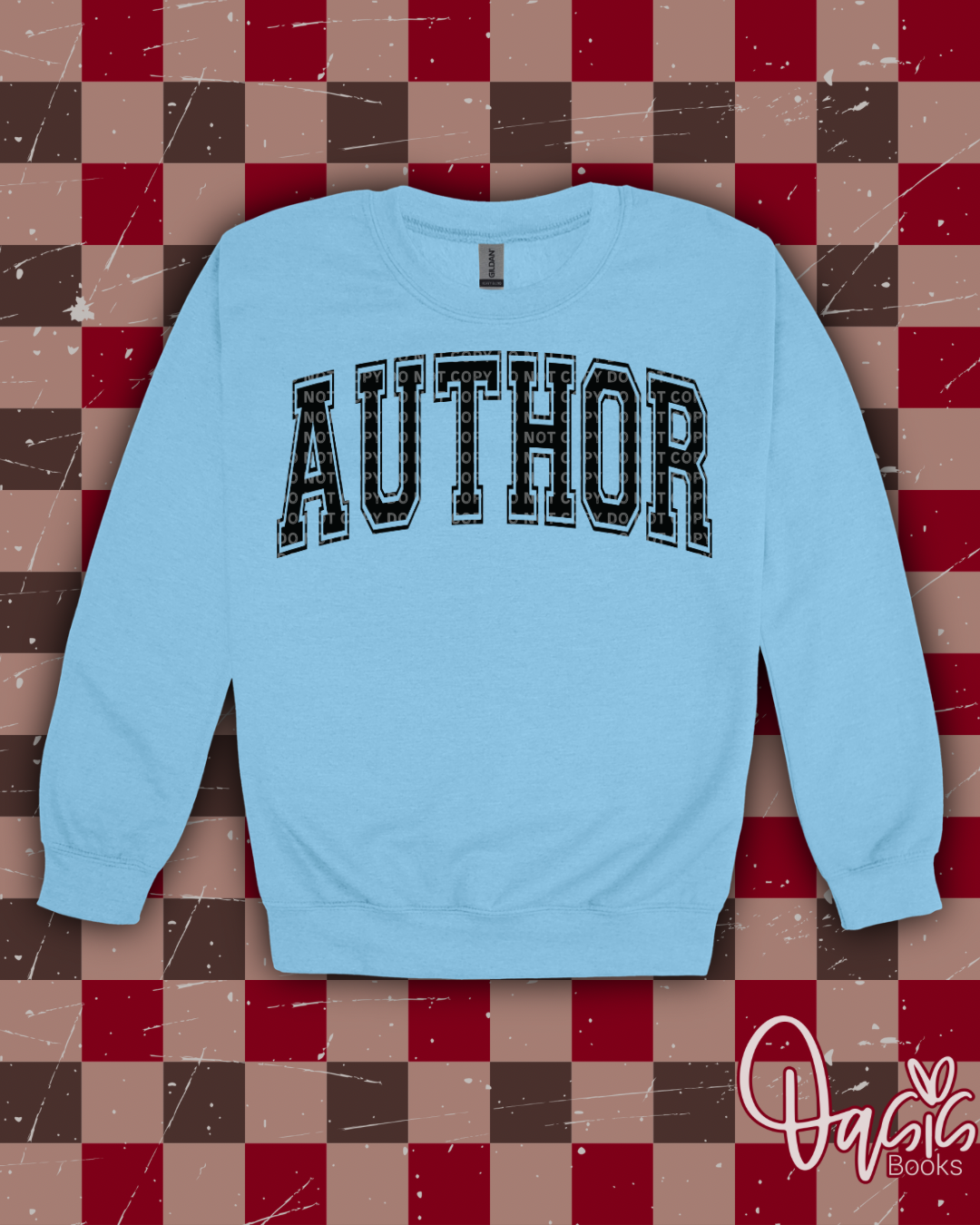 AUTHOR ARCH CREWNECK - BLACK INK