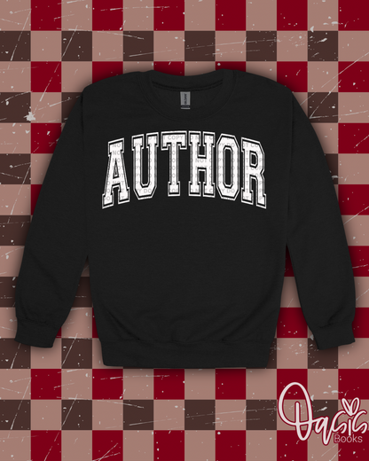 AUTHOR ARCH CREWNECK - WHITE INK