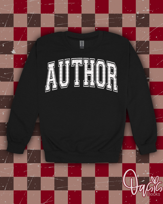 AUTHOR ARCH CREWNECK - WHITE INK