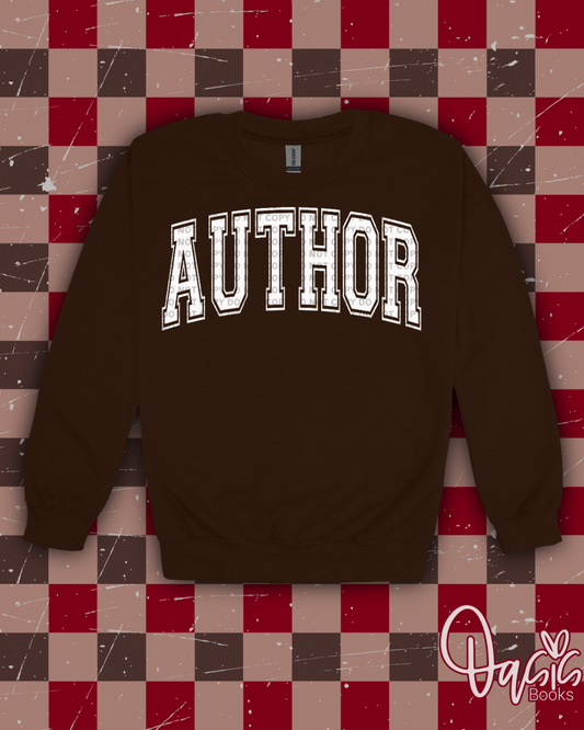 AUTHOR ARCH CREWNECK - WHITE INK