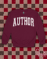 AUTHOR ARCH CREWNECK - WHITE INK