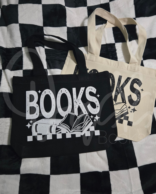 Books - Basic Zippered Tote Bag