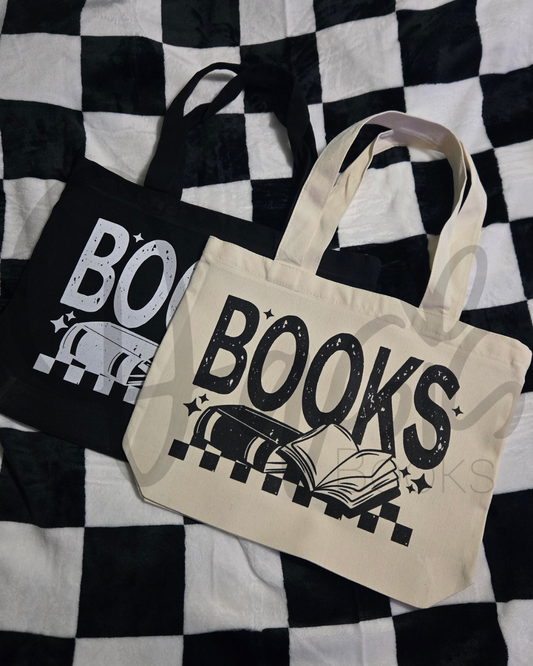 Books - Basic Zippered Tote Bag