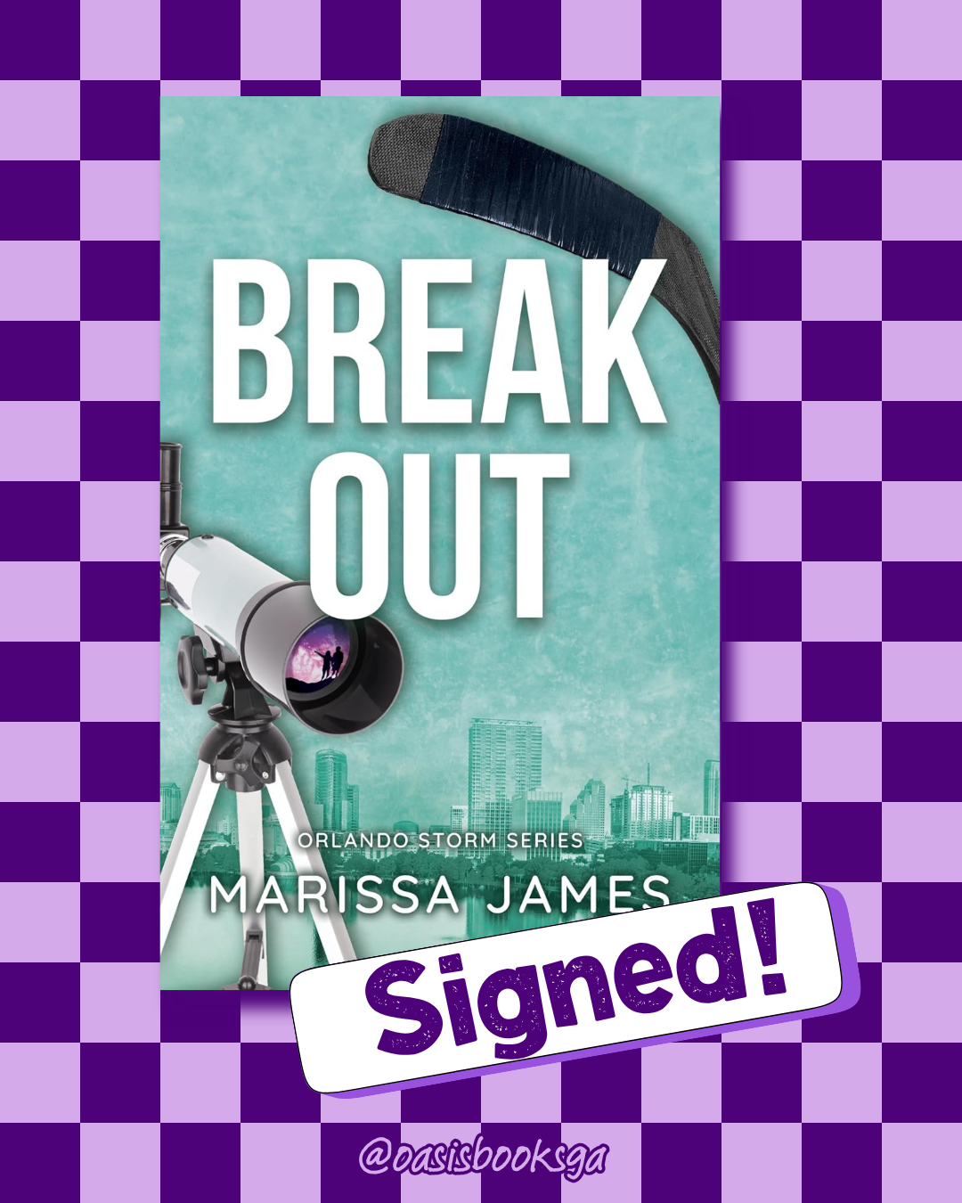 Break Out (Orlando Storm #2) (SIGNED) by Marissa James