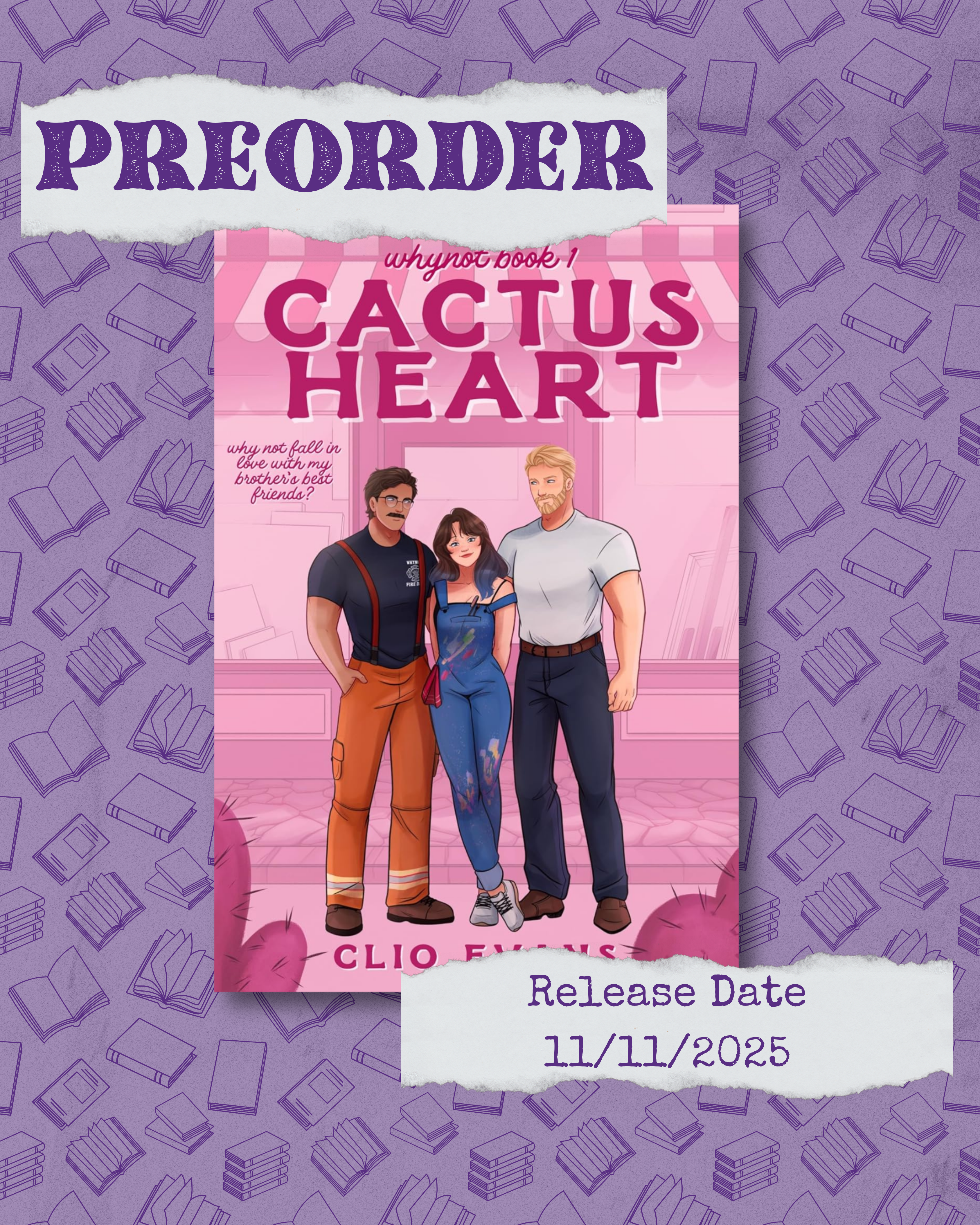 Cactus Heart (Whynot #1) by Clio Evans (SIGNED) [PREORDER]