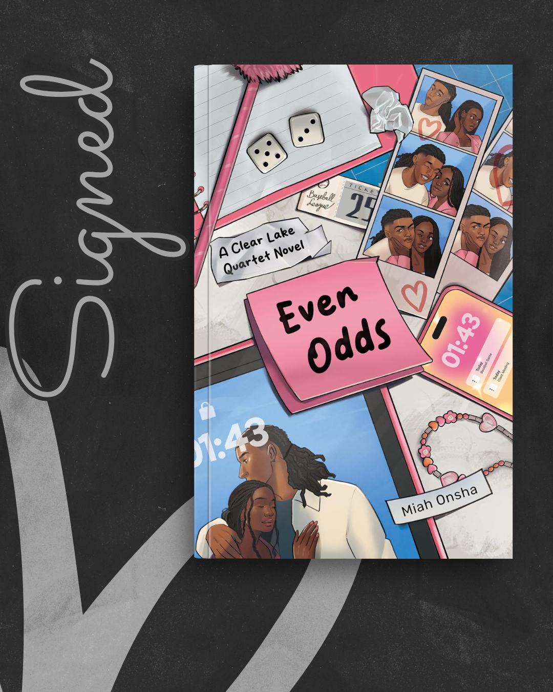 Even Odds (Clear Lake Quartet #2) (SIGNED) by Miah Onsha