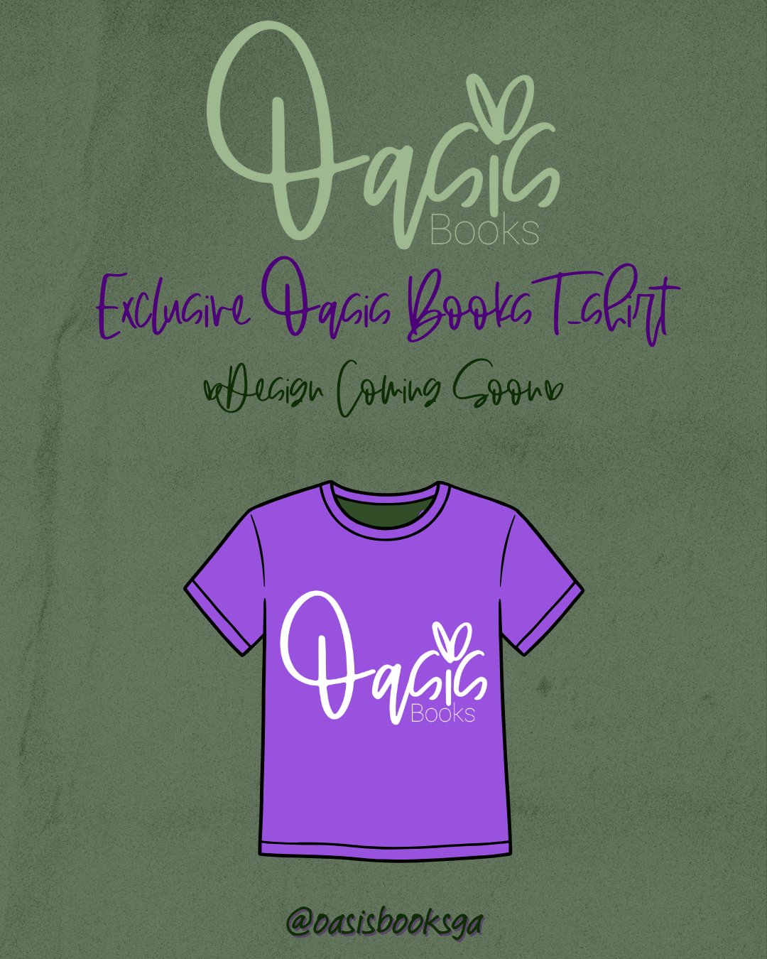 SUPPORT OASIS BOOKS - Exclusive Oasis Books T-Shirt