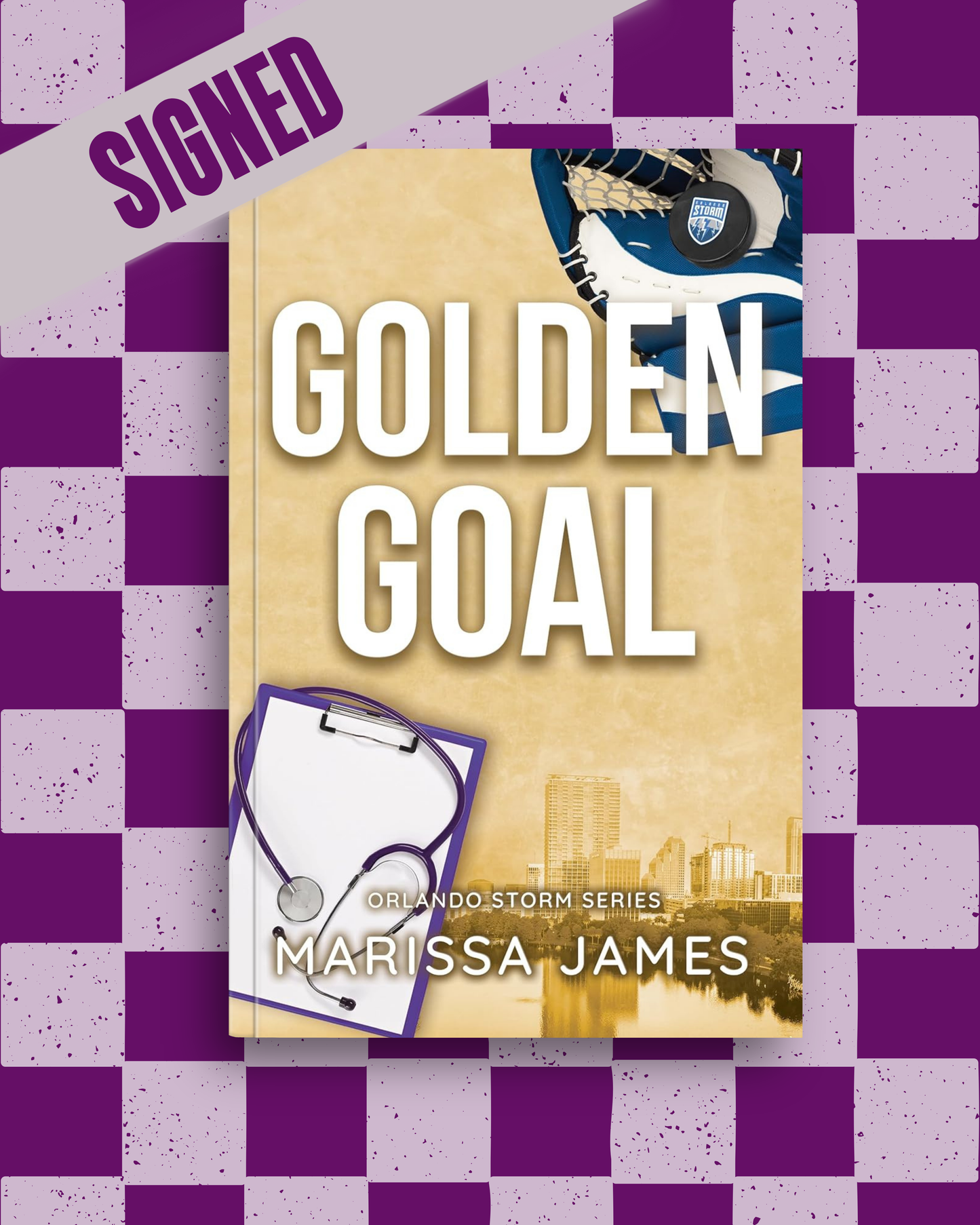 Golden Goal (Orlando Storm #3) (SIGNED) by Marissa James