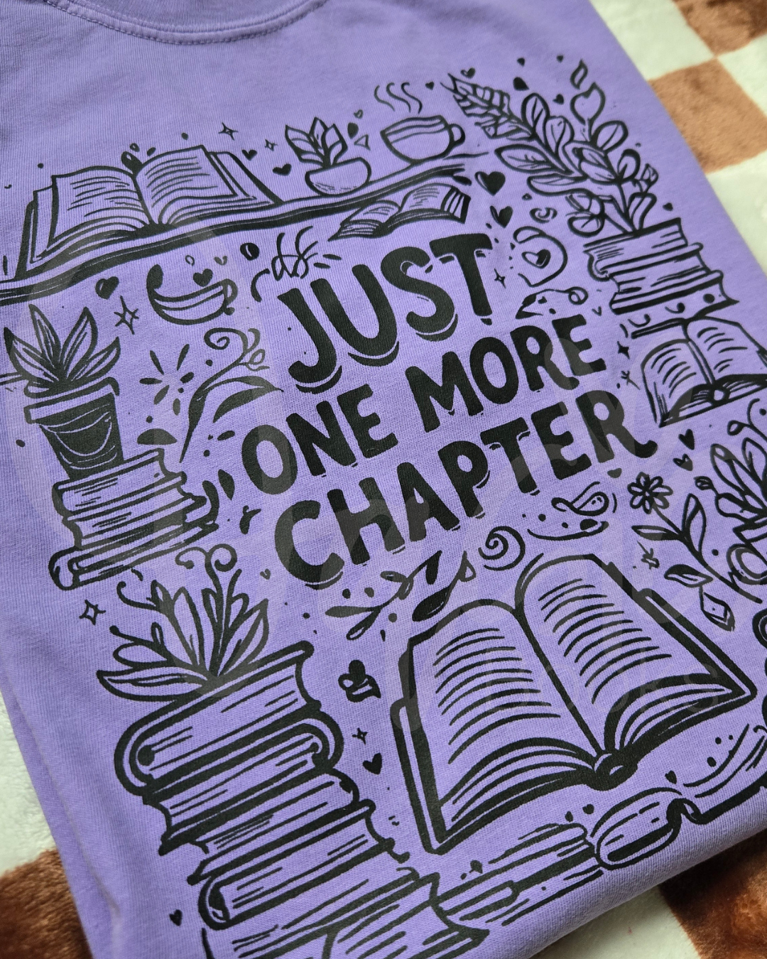 Just One More Chapter (Black Ink) Tee