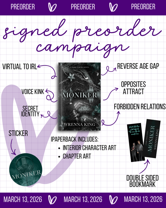 Moniker by Wrenna King [SIGNED PREORDER]