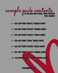 Oasis Prints Sample Pack