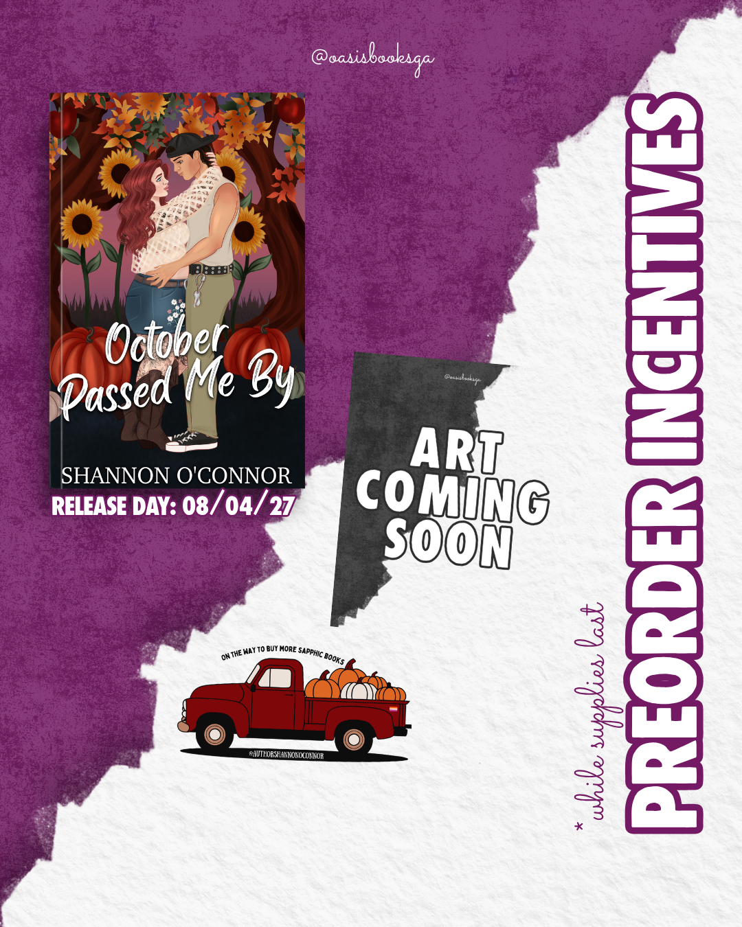 October Passed Me By (Sapphire Falls Orchard #3) by Shannon O'Connor [SIGNED PREORDER]