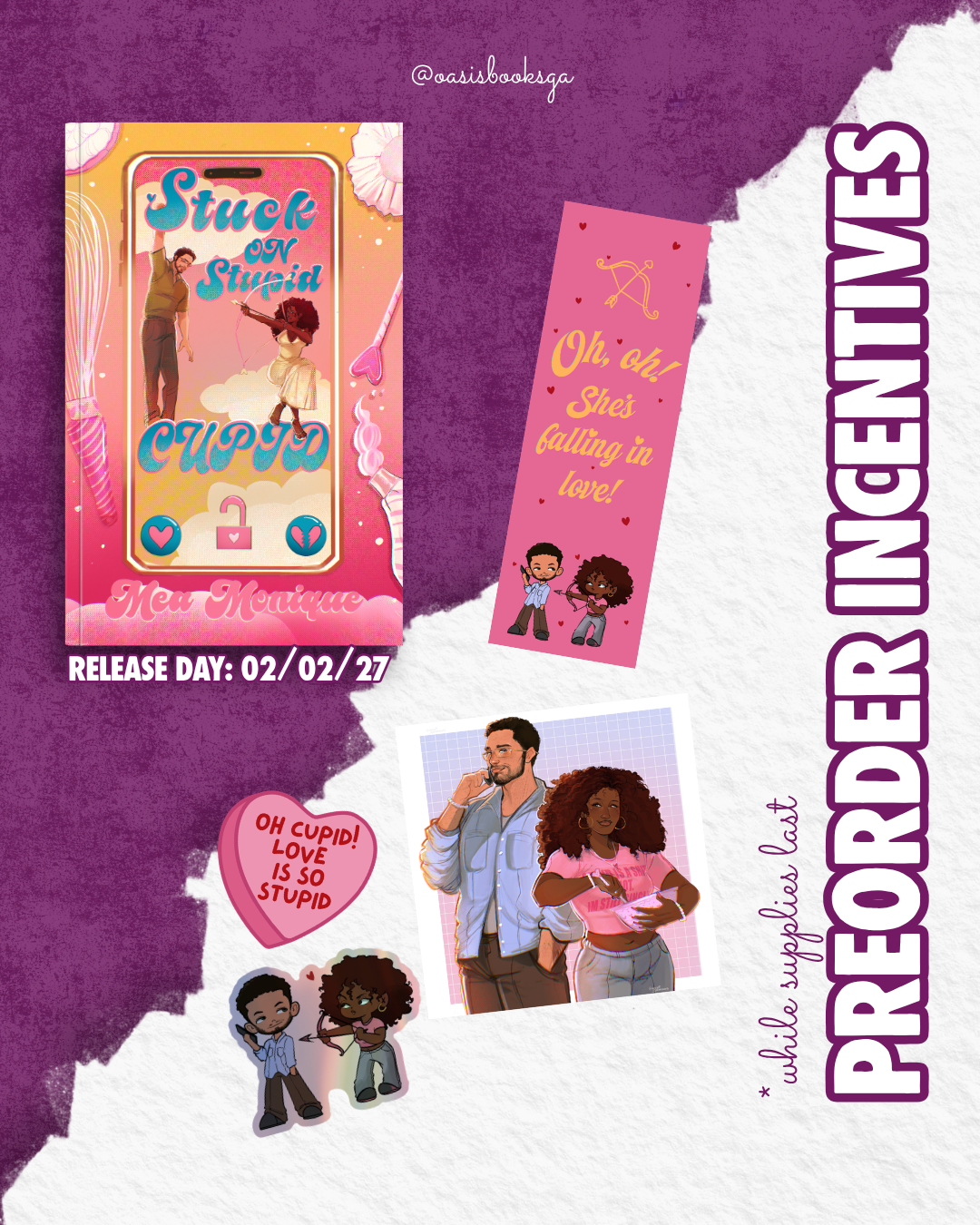Stuck on Stupid Cupid by Mea Monique [SIGNED PREORDER]