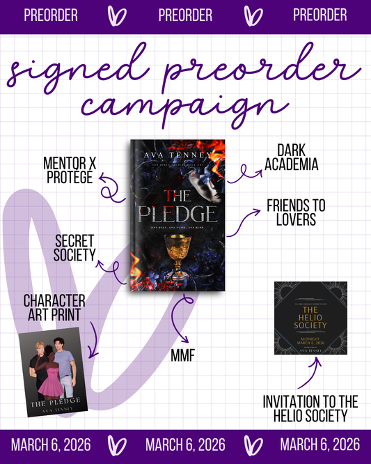 The Pledge by Ava Tenney [SIGNED PREORDER]