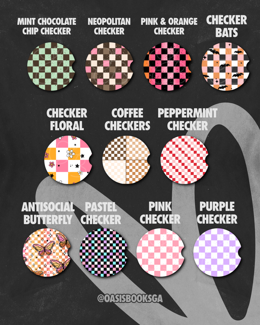 Car Coasters - Miscellaneous Checkers